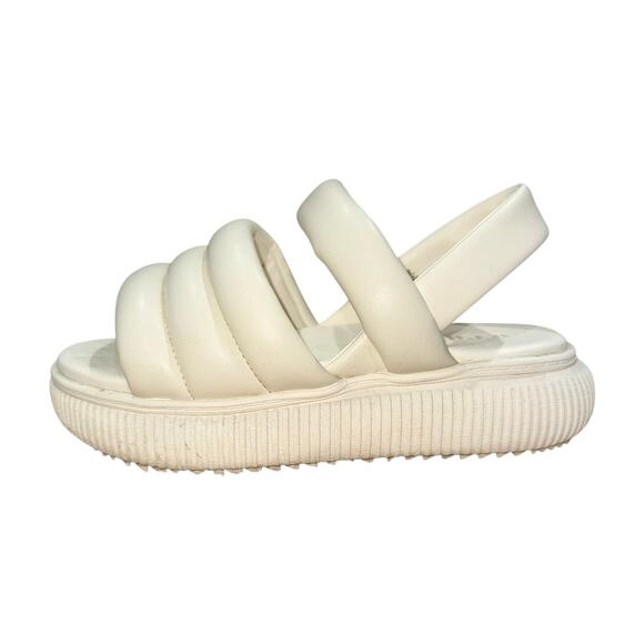 White Otiger Strap by OnitsukaTrending Slingback Platform Sandals SZ US 8 - Picture 1 of 9